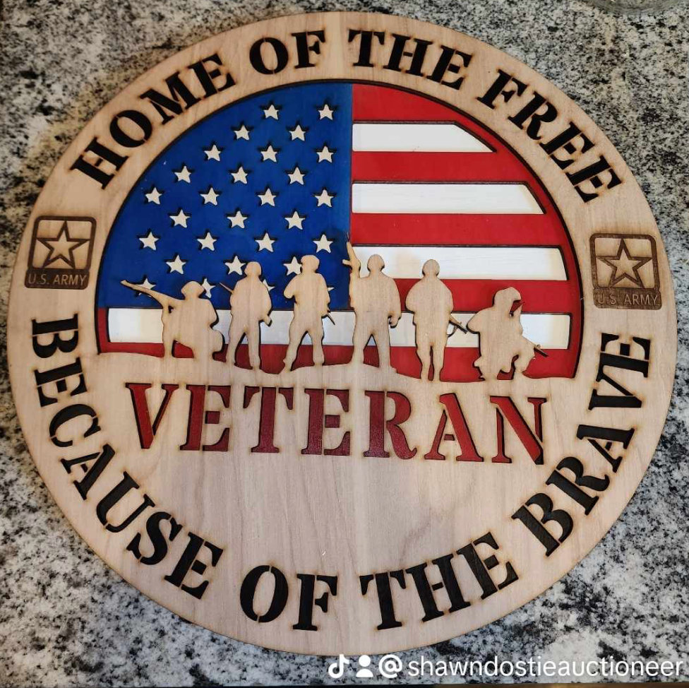 Veteran Military Sign